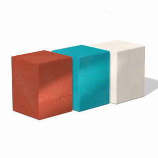 Deck Box - Ultimate Guard - Boulder Deck Case 100+ 3-Pack Set - Return to Earth - Red, Turquoise, & White