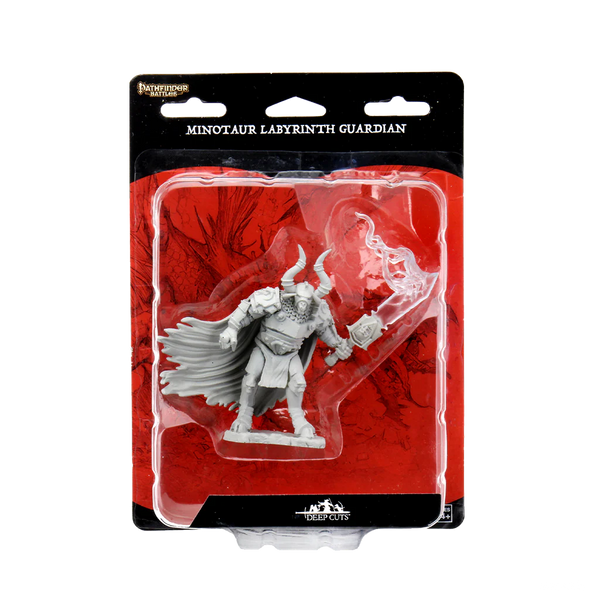 Pathfinder Deep Cuts Unpainted Miniatures - Minotaur Labyrinth Guardian