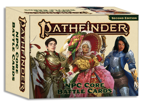 Pathfinder 2E (Second Edition) RPG - NPC Core Battle Cards Box