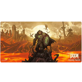 Playmat - Ultra Pro - Stitched Edge -  Doom: The Dark Age (Bethesda) - Doom Wrath Extended 2