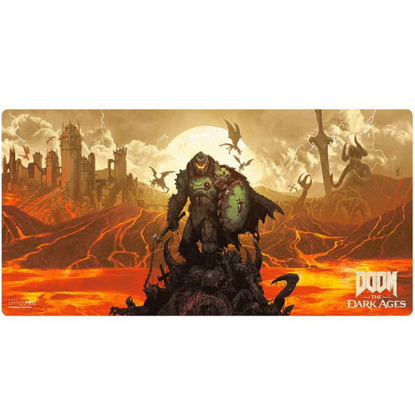 Playmat - Ultra Pro - Stitched Edge -  Doom: The Dark Age (Bethesda) - Doom Wrath Extended 2