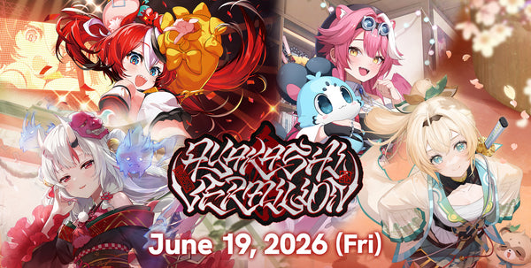 (NOT FOR SALE UNTIL 06/19/2026) Hololive Official Card Game - Ayakashi Vermillion (BP06) Booster Pack