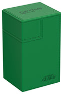 Deck Box - Ultimate Guard - Flip 'n' Tray 80+ - Xenoskin - Monocolor Green
