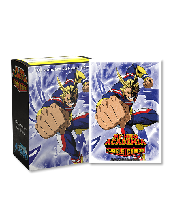 Deck Sleeves - Dragon Shield - Art - My Hero Academia - All Might Punch (100 ct.)