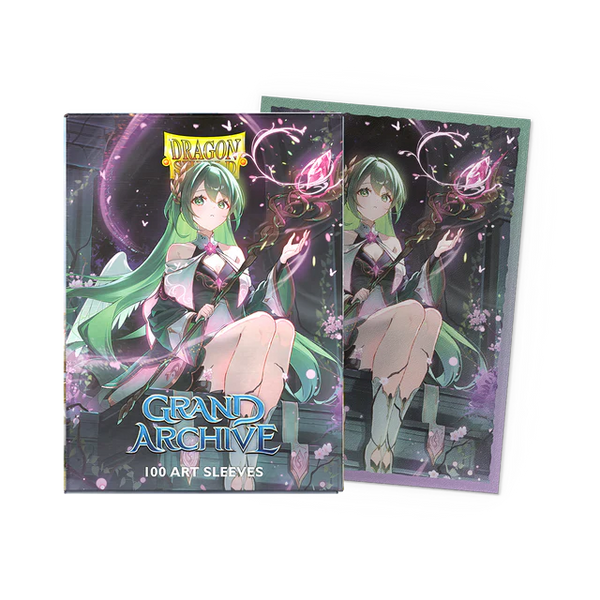 Deck Sleeves - Dragon Shield - Dual Art - Matte - Grand Archive - Ariel, Archangel of Natura (100 ct.)