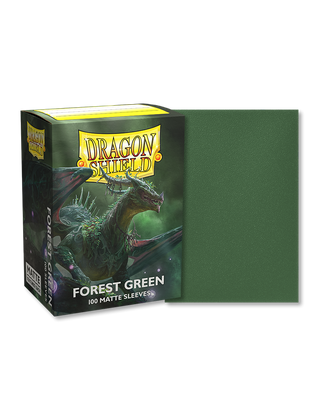 Deck Sleeves - Dragon Shield - Matte - Forest Green (100 ct.)
