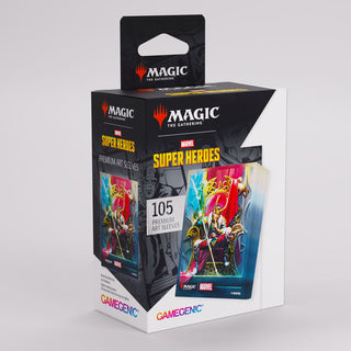 Deck Sleeves - Gamegenic - Premium Art Sleeve - MtG - Marvel Super Heroes - Loki Laufeyson (105 ct.)