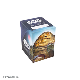 Deck Box - Gamegenic - Star Wars: Unlimited - Soft Crate - Leia Organa/Jabba the Hutt