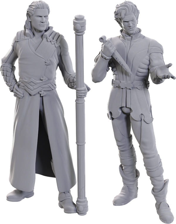 D&D - Unpainted Miniatures - Nolzur's Marvelous Miniatures - Baldur's Gate 3 - Gale & Astarion