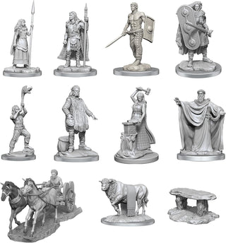 WizKids Deep Cuts - Unpainted Miniatures - Brigante Celts
