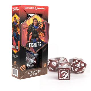 Dice - Sirius - Polyhedral RPG Set (17 ct.) - 16mm - Adventure Dice - Fighter Red