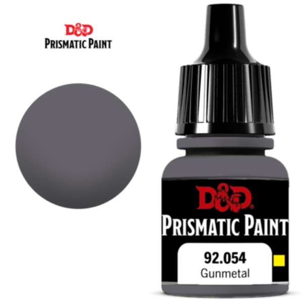 Painting - WizKids - D&D - Prismatic Paint - Metallic - Gunmetal (8 ml.)