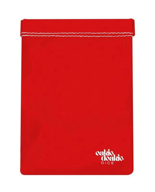Dice Bag - Oakie Doakie Dice - Large - Snap and Clap Dice Pouch - Red