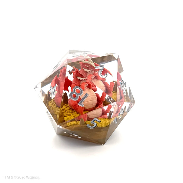 Dice - Sirius - Magic: the Gathering - D&D - 55mm - D20 Spindown Dice - Themberchaud (1 ct.)