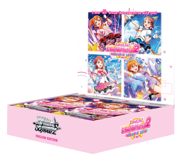 Weiss Schwarz TCG - Love Live! School Idol Festival 2 - Miracle Live! Booster Display Box