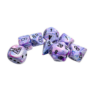 Dice - Chessex - Polyhedral Set (7 ct.) - 16mm - Hydrangea/black