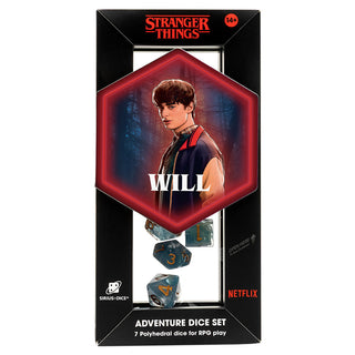 Dice - Sirius - Polyhedral RPG Set (7 ct.) - Adventure Dice - Stranger Things - Will