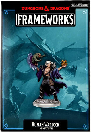 D&D - Frameworks Miniatures - Human Warlock Male