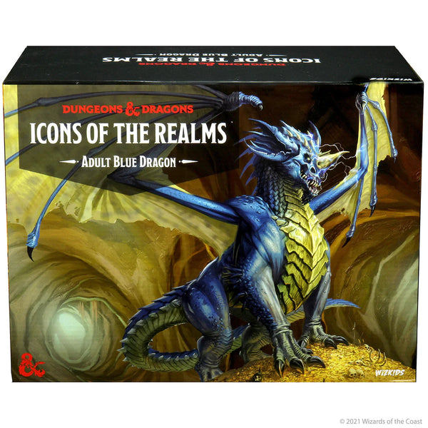 D&D - Icons of the Realms - Premium Painted Miniatures - Adult Blue Dragon