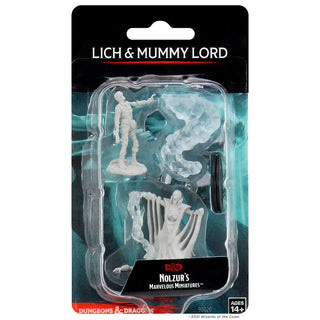 D&D - Nolzur's Marvelous Unpainted Miniatures - Lich & Mummy Lord