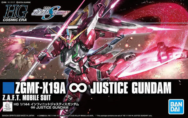 Bandai Hobby -  Gundam SEED - HG Infinite Justice Gundam 1/144 Model Kit