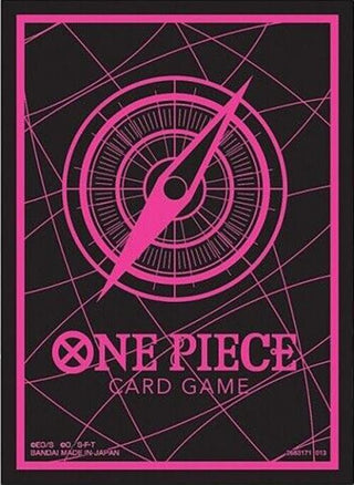 Deck Sleeves - Bandai - One Piece TCG - Official Sleeves 6 - Black X Pink (70 ct.)