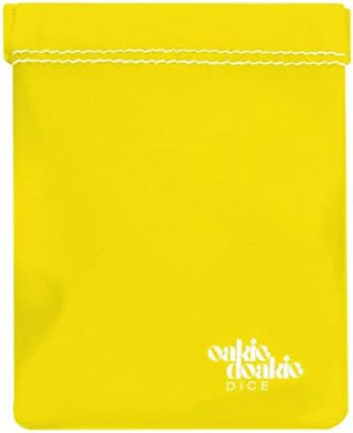 Dice Bag - Oakie Doakie Dice - Small - Snap and Clap Dice Pouch - Yellow