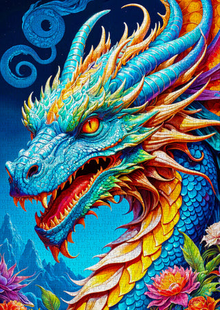 Blue Dragon - Jigsaw Puzzle (1000 Pcs.)