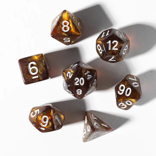 Dice - Sirius - Polyhedral RPG Set (7 ct.) - 16mm - Treasure Series - Topaz