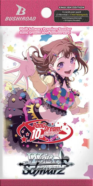 Weiss Schwarz TCG - BanG Dream! 10th Anniversary Premium Booster Pack