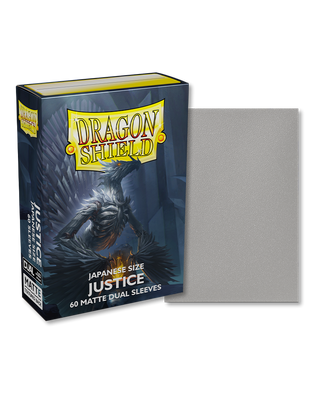 Deck Sleeves (Small) - Dragon Shield - Japanese - Matte Dual - Justice (60 ct.)