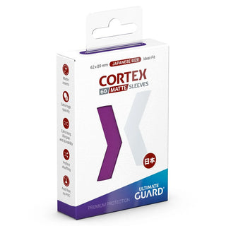 Deck Sleeves (Small) - Ultimate Guard - Cortex - Japanese - Matte Purple (60 ct.)