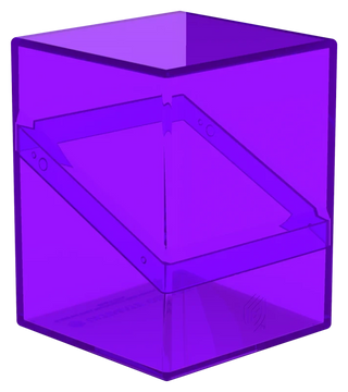 Deck Box - Ultimate Guard - Boulder Deck Case 100+ - Clear - Amethyst