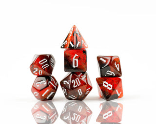 Dice - Sirius - Polyhedral RPG Set (8 ct.) - 16mm - Cherry Nebula