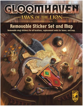 Gloomhaven - Jaws of the Lion - Removable Sticker Set and Map