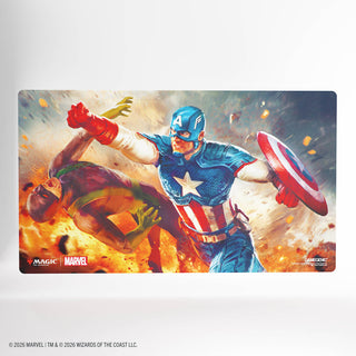 Playmat - Gamegenic - Prime - MtG - Marvel Super Heroes - Captain America, Super-Soldier