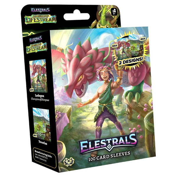 Deck Sleeves - Elestrals TCG - Lifestream - Ladogon Champion of Dionysus