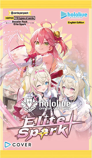 Hololive Official Card Game - BP03 Elite Spark Booster Pack