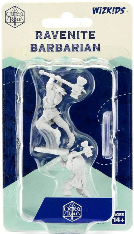Critical Role - Unpainted Miniatures - Ravenite Half-Dragon Barbarian Female