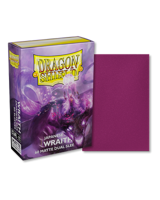 Deck Sleeves (Small) - Dragon Shield - Japanese - Matte Dual - Wraith (60 ct.)