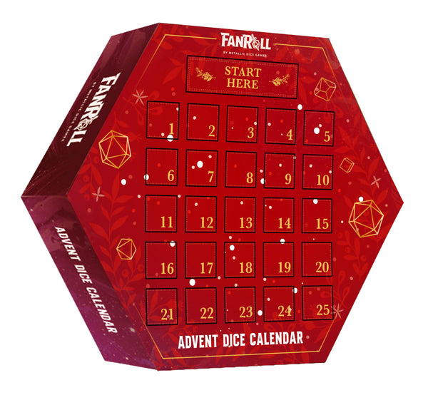 Dice - Metallic Dice Games - Dice Advent Calendar 2024