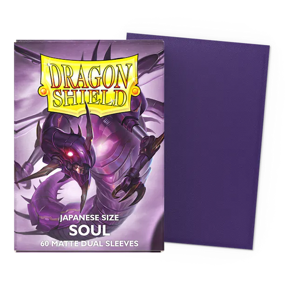 Deck Sleeves (Small) - Dragon Shield - Japanese - Matte Dual - Soul (60 ct.)