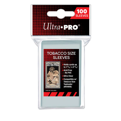 Ultra Pro - Card Storage - Soft Sleeves - Tobacco Size Sleeves (100 ct.)