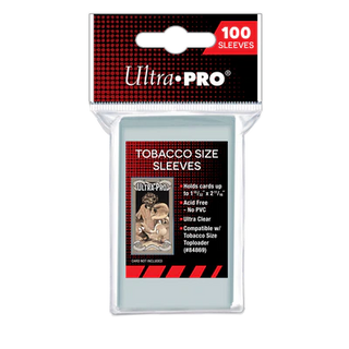 Ultra Pro - Card Storage - Soft Sleeves - Tobacco Size Sleeves (100 ct.)