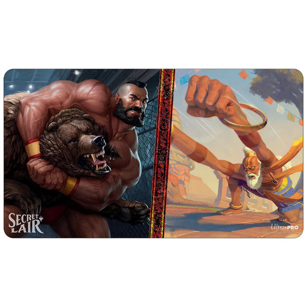 Playmat - Ultra Pro - Magic: The Gathering -  Secret Lair February 2022 - Zangief, the Red Cyclone & Dhalsim, Pliable Pacifist