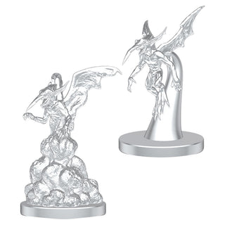 D&D - Nolzur's Marvelous Unpainted Miniatures - Ice Mephit & Dust Mephit