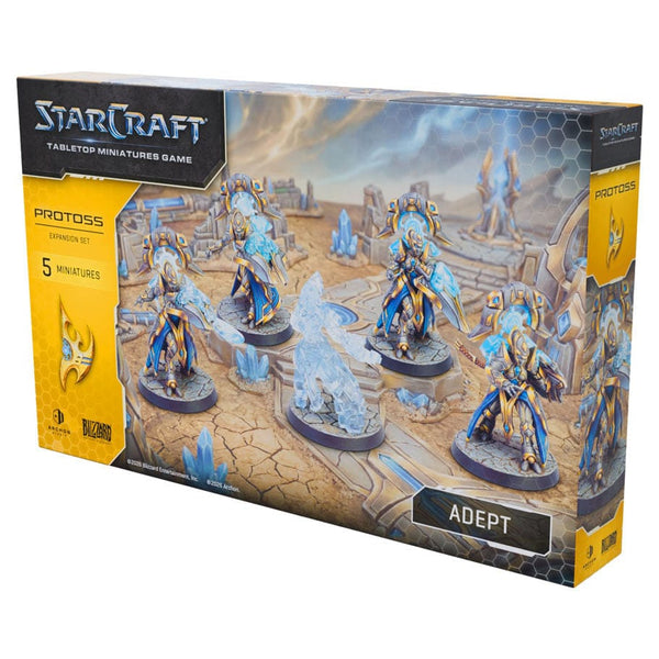 (NOT FOR SALE UNTIL 08/07/2026) StarCraft Tabletop Miniatures Game - Protoss Adept Expansion Set