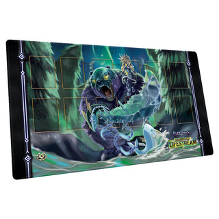 Playmat - Elestrals TCG - Lifestream - Glaciursa Champion of Khione