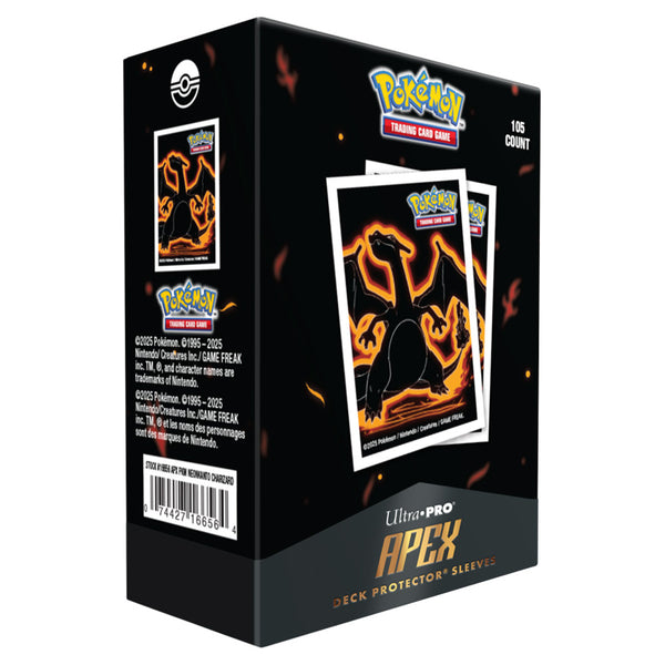 (NOT FOR SALE UNTIL 12/31/25) Deck Sleeves - Ultra Pro - Apex - Pokémon - Neon Kanto - Charizard (105 ct.)