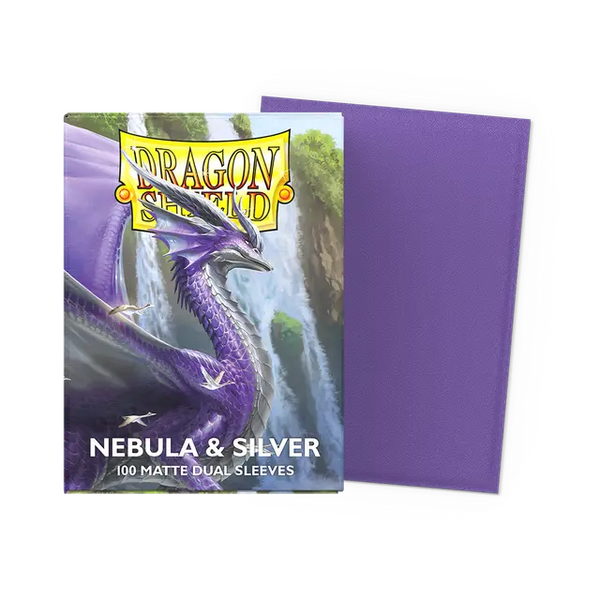 Deck Sleeves - Dragon Shield - Matte Dual - Nebula & Silver (100 Ct.)